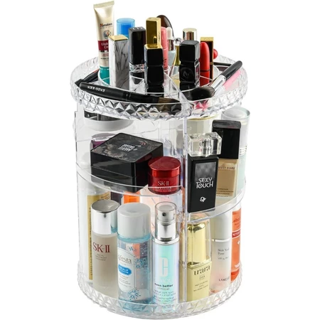 Imagem do produto Organizador Maquiagem Acrílico Giratório Suporte Cosmético