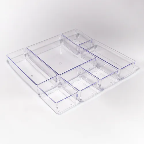 Imagem do produto Organizador Multiuso Modular Gavetas Acrílico Cristal 